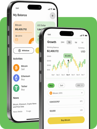 Maple Coinford trading platform with live market data